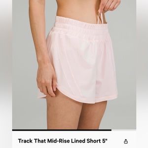 Track That Mid-Rise Lined Short 5" in Strawberry Milkshake